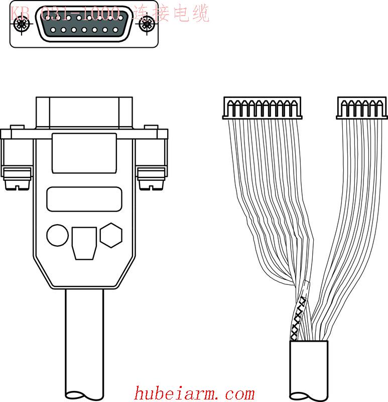 50103621 KB 031-1000 LEUZE劳易测 连接电缆
