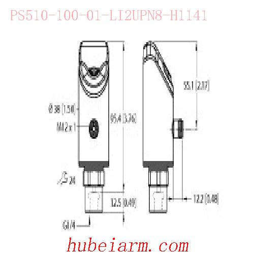 【100001574 PS510-100-01-LI2UPN8-H1141 压力传感器 】 TURCK图尔克_厂家代理-湖北埃尔米