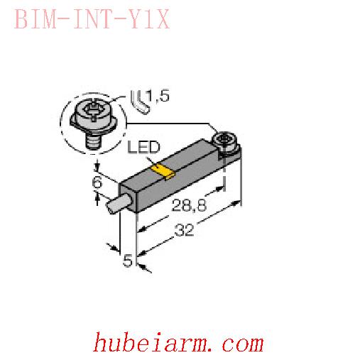 【1056800 BIM-INT-Y1X 磁感应传感器 】 TURCK图尔克_厂家代理-湖北埃尔米