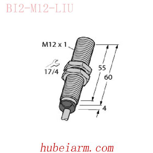 【1535534 BI2-M12-LIU 电感式传感器 】 TURCK图尔克_厂家代理-湖北埃尔米