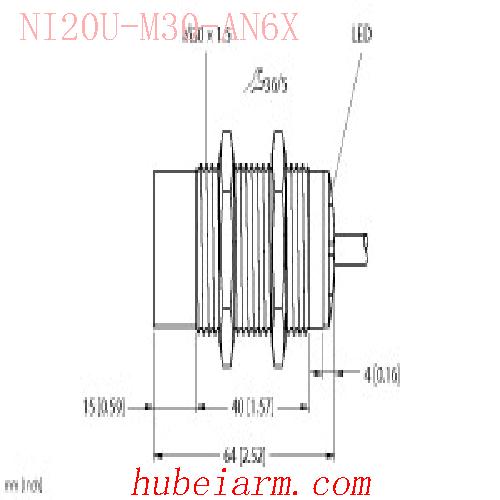 【1646120 NI20U-M30-AN6X 电感式传感器 】 TURCK图尔克_厂家代理-湖北埃尔米