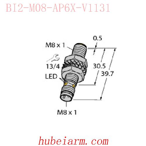 【4602903 BI2-M08-AP6X-V1131 电感式传感器 】 TURCK图尔克_厂家代理-湖北埃尔米