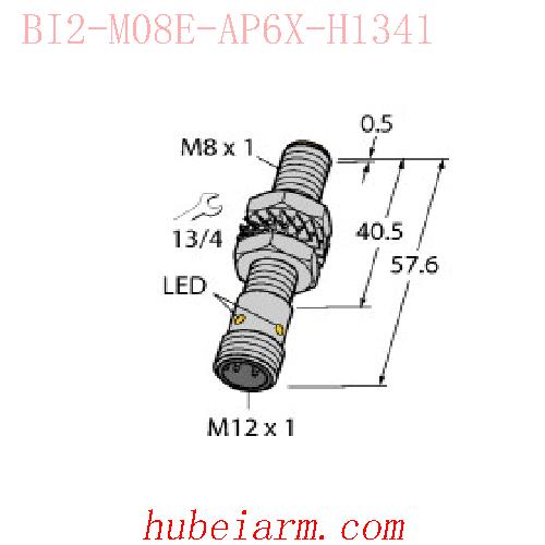 【4602955 BI2-M08E-AP6X-H1341 电感式传感器 】 TURCK图尔克_厂家代理-湖北埃尔米