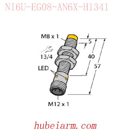 【4635805 NI6U-EG08-AN6X-H1341 电感式传感器 】 TURCK图尔克_厂家代理-湖北埃尔米
