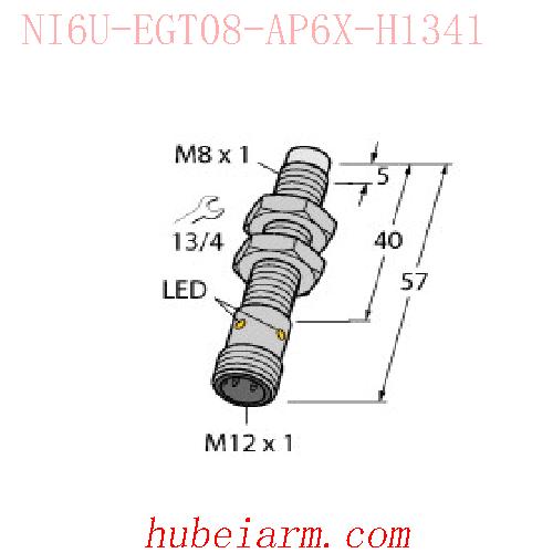 【4635811 NI6U-EGT08-AP6X-H1341 电感式传感器 】 TURCK图尔克_厂家代理-湖北埃尔米