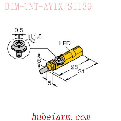 【4685763 BIM-UNT-AY1X/S1139 磁感应传感器 】 TURCK图尔克_厂家代理-湖北埃尔米