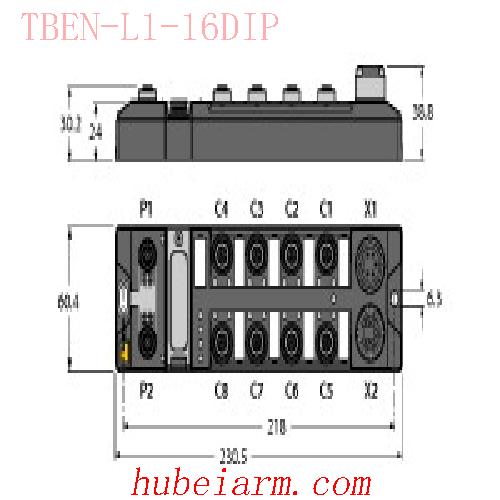 【6814005 TBEN-L1-16DIP  I/O 模块 】 TURCK图尔克_厂家代理-湖北埃尔米