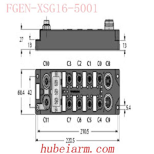 【6825421 FGEN-XSG16-5001 模块 】 TURCK图尔克_厂家代理-湖北埃尔米