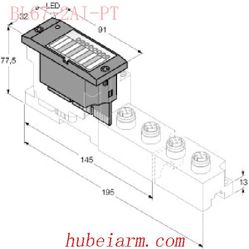 【6827177 BL67-2AI-PT BL67 电子模块 】 TURCK图尔克_厂家代理-湖北埃尔米