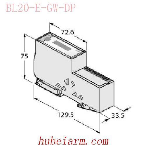 【6827250 BL20-E-GW-DP BL20电子模块 】 TURCK图尔克_厂家代理-湖北埃尔米