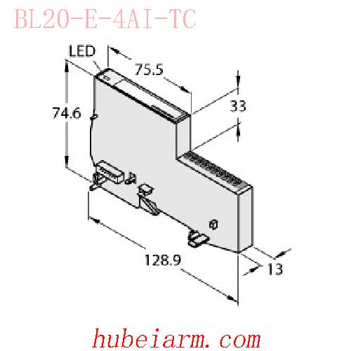 【6827367 BL20-E-4AI-TC BL20经济型模块 】 TURCK图尔克_厂家代理-湖北埃尔米
