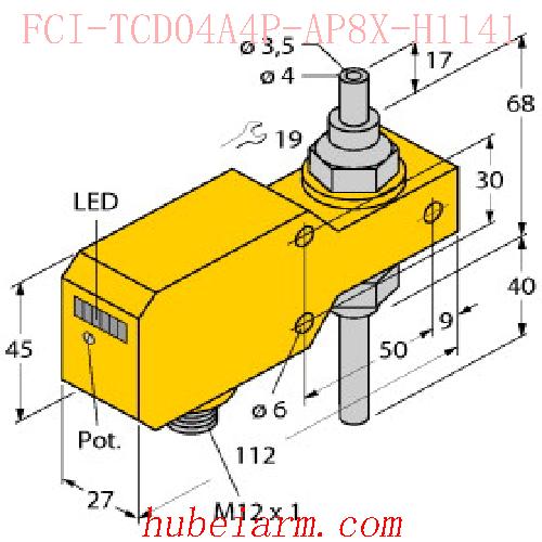 【6870656 FCI-TCD04A4P-AP8X-H1141 流量传感器 】 TURCK图尔克_厂家代理-湖北埃尔米