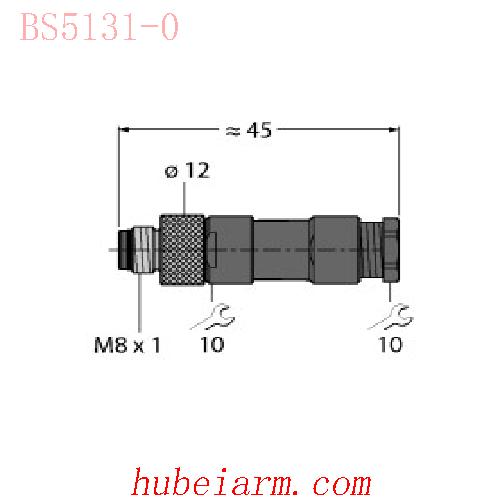 【6901010 BS5131-0 可现场接线的接插件 】 TURCK图尔克_厂家代理-湖北埃尔米