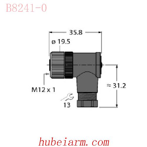 【69048 B8241-0 附件 接插件 】 TURCK图尔克_厂家代理-湖北埃尔米