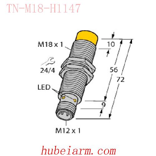 【7030002 TN-M18-H1147 HF读写头 】 TURCK图尔克_厂家代理-湖北埃尔米