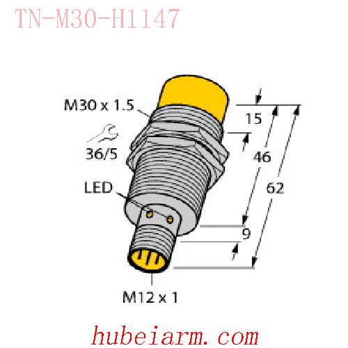 【7030004 TN-M30-H1147 HF读写头 】 TURCK图尔克_厂家代理-湖北埃尔米