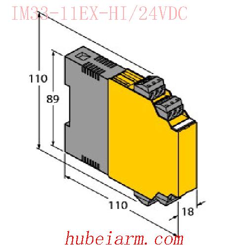 【7506440 IM33-11EX-HI/24VDC 安全栅 隔离转换器 】 TURCK图尔克_厂家代理-湖北埃尔米