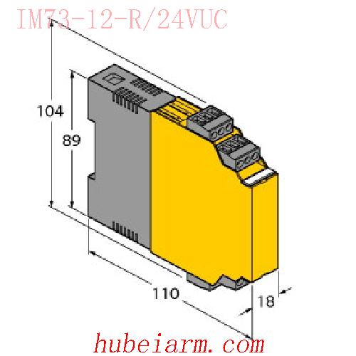 【7520712 IM73-12-R/24VUC 继电器耦合器 】 TURCK图尔克_厂家代理-湖北埃尔米