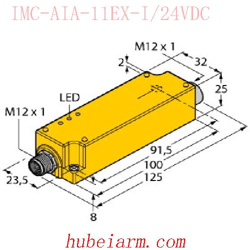 【7560009 IMC-AIA-11EX-I/24VDC 安全栅 隔离转换器 】 TURCK图尔克_厂家代理-湖北埃尔米