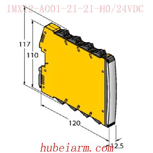 【7580405 IMX12-AO01-2I-2I-H0/24VDC 模拟量信号重复器 】 TURCK图尔克_厂家代理-湖北埃尔米