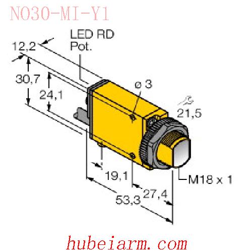 【7700434 NO30-MI-Y1 光电传感器 】 TURCK图尔克_厂家代理-湖北埃尔米