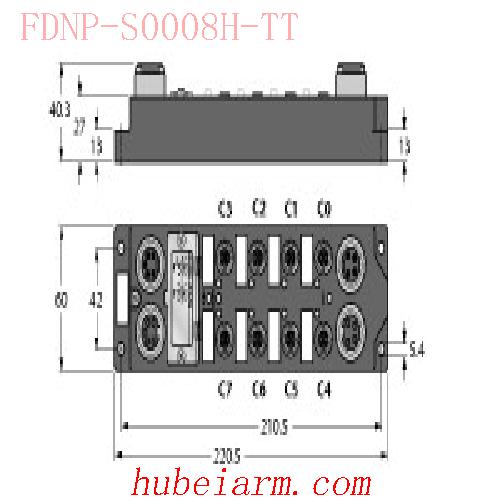 【F0136 FDNP-S0008H-TT  I/O模块 】 TURCK图尔克_厂家代理-湖北埃尔米